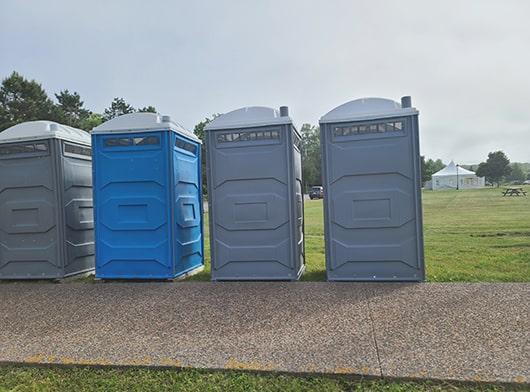 we offer custom branding options for our event restrooms so you can showcase your company or event's message